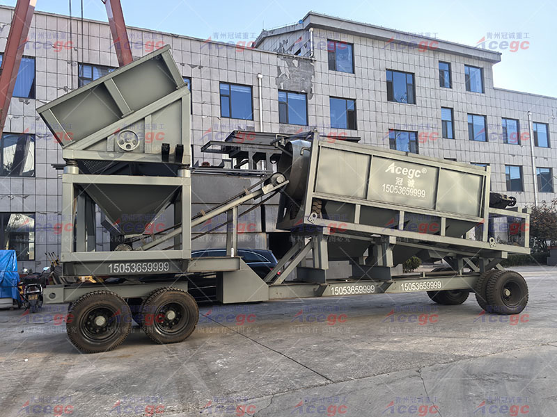 滾筒篩移動(dòng)選礦車